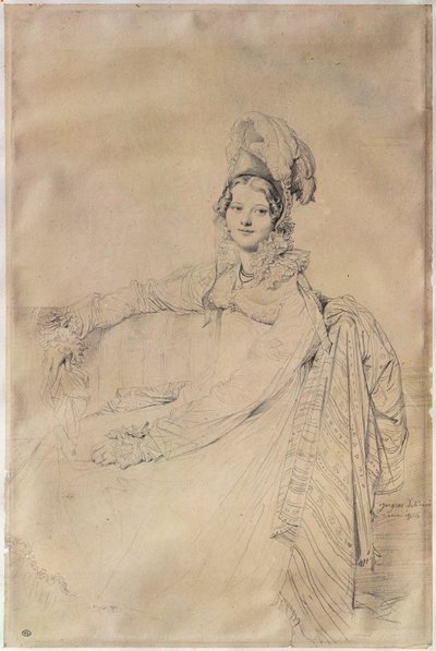 Portrait of Madame Louis-Nicolas-Marie Destouches (1787-1831), 1816 by Jean Auguste Dominique Ingres